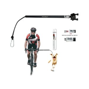 Duty Dog Bike Leash for Large Breeds with Shock Absorbers and Quick Attach