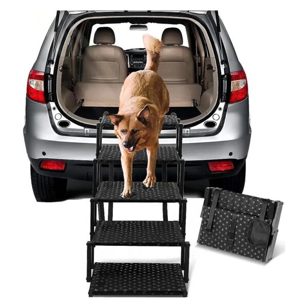 Duty Foldable Dog Ramps for Large Dogs with Non-Slip Surface Support up to 200 Lbs