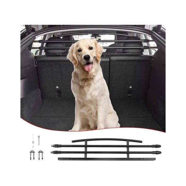 Duty Metal Pet Fence Compatible Tesla Model Y 2021 2022 2023 2024 Car Dog Barrier Divider