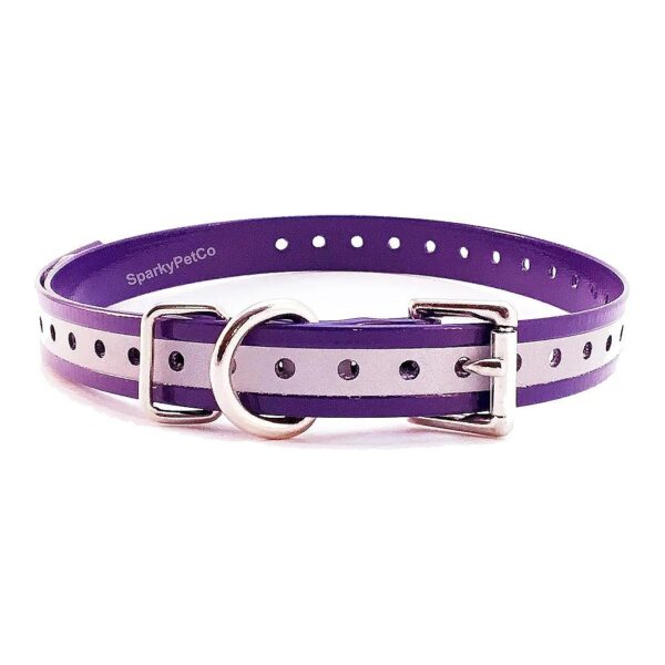 E Collar Replacement Straps for Dogtra E Collar Systems with Reflective Buckle