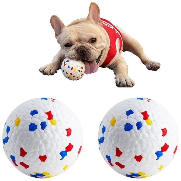 ETPU Solid Rubber Dog Toy Ball for Friendly and Aggressive Chewers