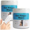 Ear Care for Small and Large Breeds of Dogs and Cats with Easy to Use Wipes