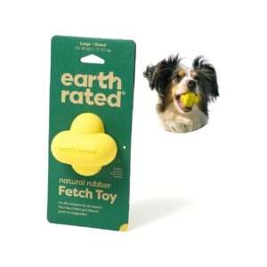 Earth Rated Dog Ball with Perfect Size for Large Breeds and Unpredictable Bounce