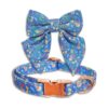 Easter Holiday Dog Collar with Bow Tie Suitable for Small Medium Large Pets Puppies