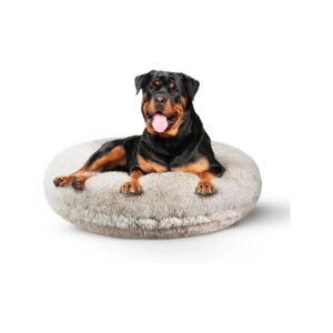 Easy Clean Dog Bed with 360-Degree Zipper and Waterproof Lining for Active Dog Owners