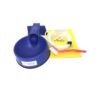 Easy Clean Dog Water Bowl with Indoor Installation Kit and 25 Foot Blue Hose