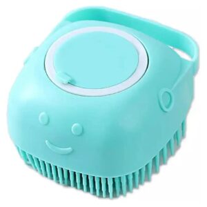 Easy Clean Pet Bath Brush Soft Silicone, Dog Washing Brush For Hair Fur