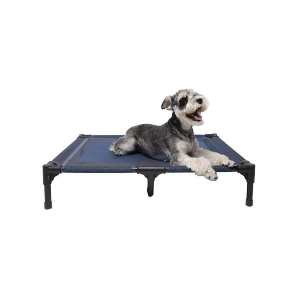 Easy Clean and Portable Elevated Dog Bed for Indoor or Outdoor Use