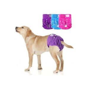 Easy-Clean and Reusable Dog Diapers for Incontinent Dogs