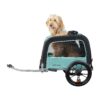 Easy Fold Pet Bike Trailer for Small to Medium Sized Dogs with 16 Inch Wheels