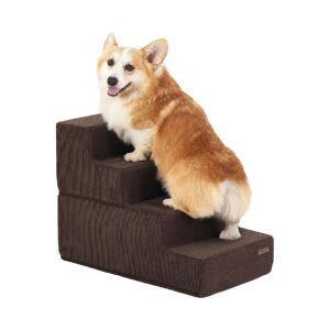 Easy Folding Pet Stairs For Small Dogs And Cats With CertifiPUR-US Foam