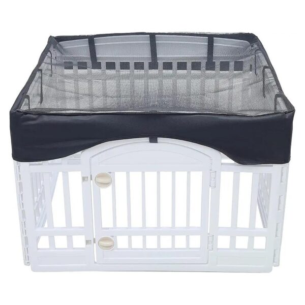 Easy Install Black Mesh Top Cover for 36 Pet Playpen