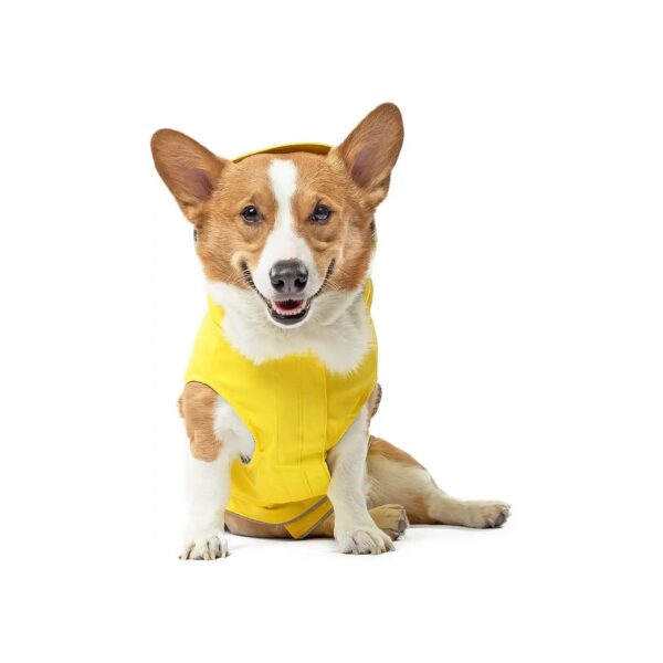 Easy On Adjustable Waterproof Full Body Coverage Dog Rain Coat