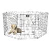 Easy Setup Metal Pet Exercise Pen for Small Breed Dogs