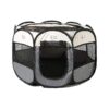 Easy-Use Pet Playpen with Oxford Cloth and Carry Case for Indoor and Outdoor Use