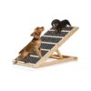 Easy-Use Pet Ramp for Dogs, 4'' Long, 18'' Wide, Multiple Heights, Nonslip Rubber Surface