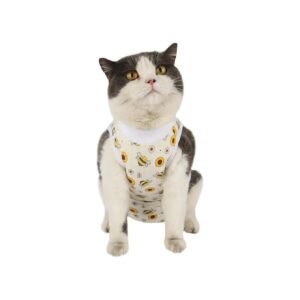 Easy Wear Surgical Recovery Onesie for Cats and Small Dogs with Multi-Purpose Design