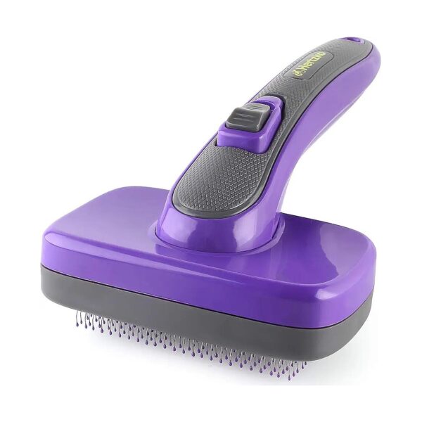 Easy to Clean Brush for Pet Grooming and Shedding