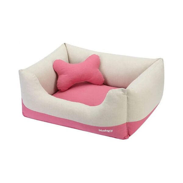 Easy-to-Clean and Durable Dog Bed with 5 YKK Zippers for Small Pets