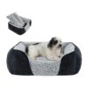 Easy to Clean and Maintain Washable Dog Bed with Removable Cushion for Small Medium Pets