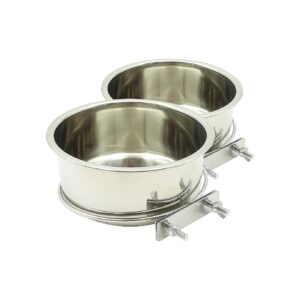 Easy to Clean and Use Dog Bowls for Small to Medium Sized Dogs - 2PCS