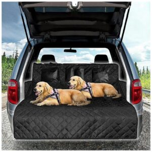 Easy-to-Clean and Waterproof Dog Seat Cover with Side Panels for SUVs and Sedans