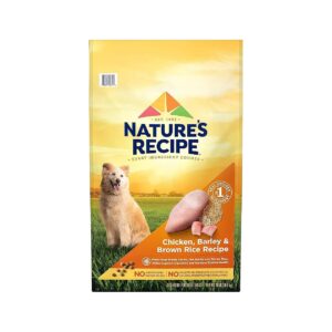 Easy-to-Digest Dry Dog Food with Rice, Oatmeal, and Barley for Canine Nutrition