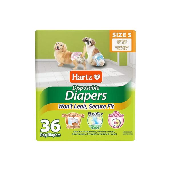 Easy to Put On Dog Diapers for Incontinent Dogs or Travel