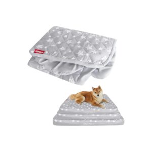 Easy to Remove Waterproof Dog Bed Cover with Soft Quilted Fabric 27x36 Inches