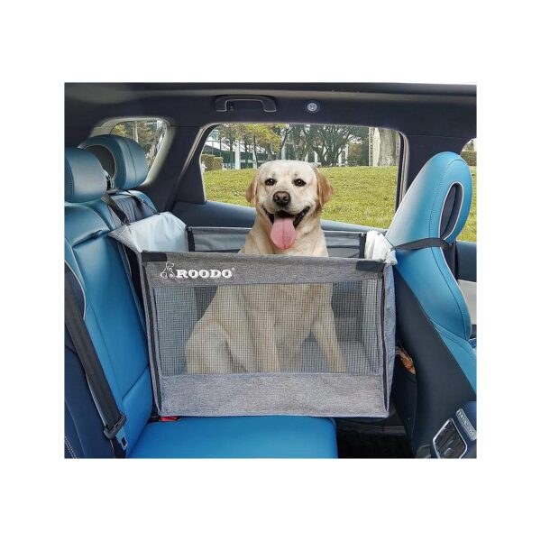 Easy to Store and Carry Dog Car Travel Gear with Waterproof Oxford Cloth and Mesh