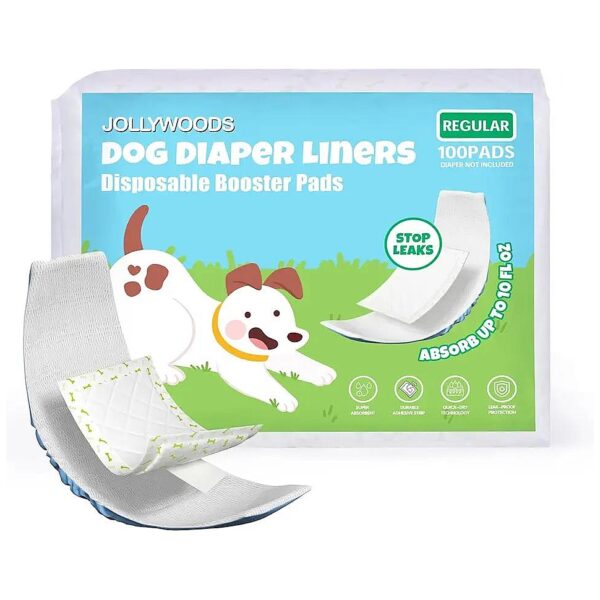 Easy to Use Disposable Dog Diaper Pads for Male and Female Dogs, Super Absorbent and Soft