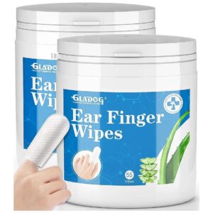 Easy-to-Use Finger Wipes for Gently Cleaning Ear Dirt and Wax in Dogs and Cats