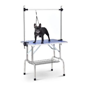 Easy to Use Pet Grooming Station with Adjustable Height for Small to Medium Large Dogs