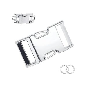 Easy to Use Secure Stainless Steel Buckle for No Pull Dog Collars with Chrome Plating