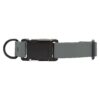 Easy to Use and Clean Slate Dog Collar with Aluminum Buckle and Coated Webbing