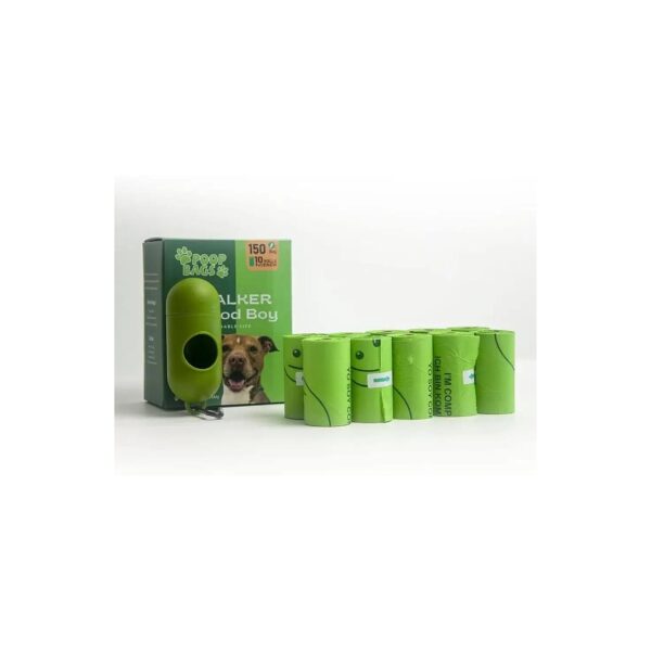 Eco Friendly Biodegradable Dog Poop Bags with Leak Proof Design and Dog Bag Dispenser