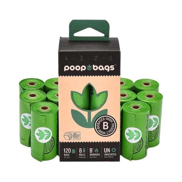 Eco-Friendly Dog Poop Bags Made from Plant-Based Materials and Packaging