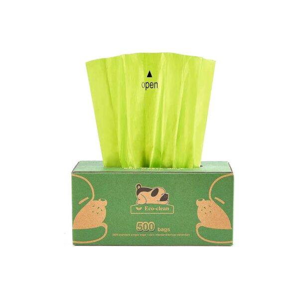 Eco-Friendly Dog Poop Bags for All Pet Sizes, 500 Count, Leak-Proof and Unscented