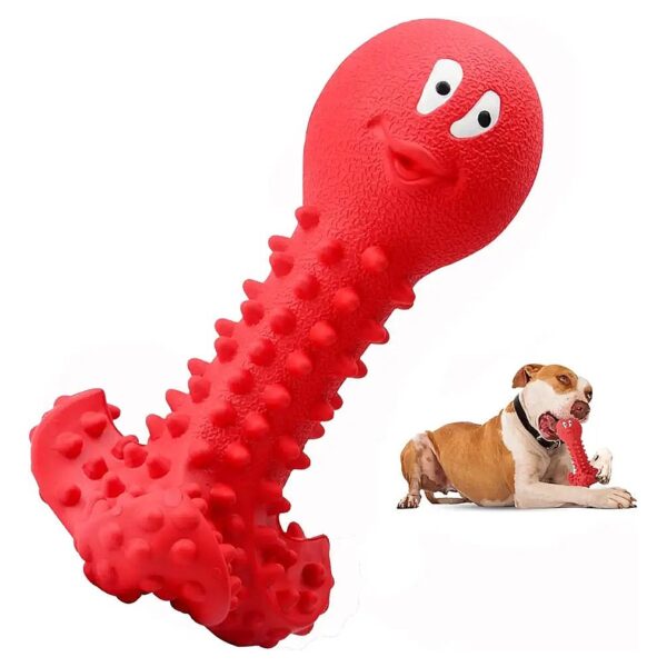 Eco-Friendly Large Breed Dog Squeaker Toy for Aggressive Chewers and Teething