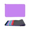 Eco-Friendly Pet Food Mat Silicone Non Slip Water Resistance Purple Size 5 x 12