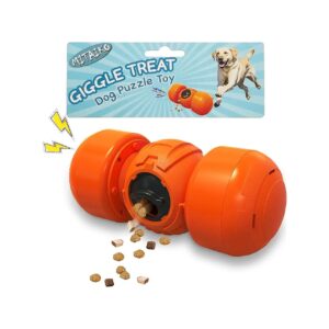 Eco-Friendly and Non-Toxic Dog Food Puzzle with Giggle Sound for Endless Entertainment