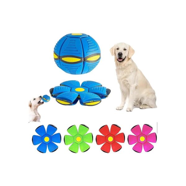 Eco-Friendly and Soft Dog Frisbee Ball for Small Dogs with Easy to Throw Design