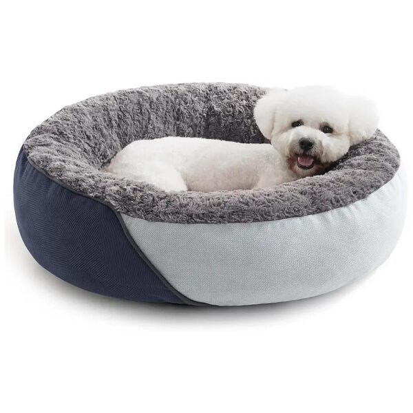 Eco-Friendly and Soft Plush Pet Bed for Small Medium Dogs and Cats