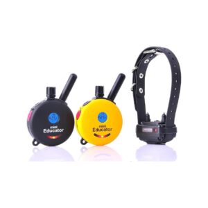 Educator Dog Training Collar with Two Remote Transmitters and Humane Stimulation