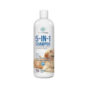 Effective 5-in-1 Dog Shampoo for All Skin Types Made in USA