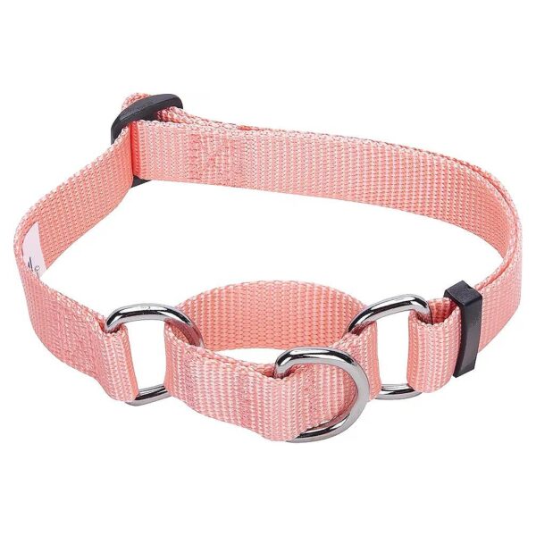 Effective Safety Training Dog Collar for Medium Breeds - Baby Pink Martingale