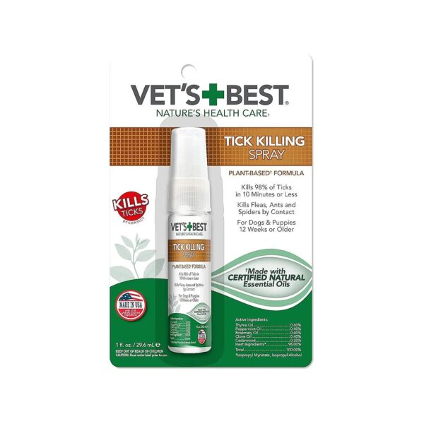 Effective Tick Treatment Spray for Dogs with Natural Oils and Plant-Based Formula