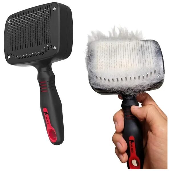 Effective Undercoat Removal and Slicker Brush for Medium and Long Haired Pets