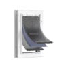 Efficient Dog Door with Robust Metal Construction and Aluminum Trim for Exterior Doors