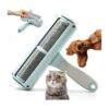 Efficient Pet Hair Removal Tool for Car Seats, Bedding, and More - Reusable and Manual